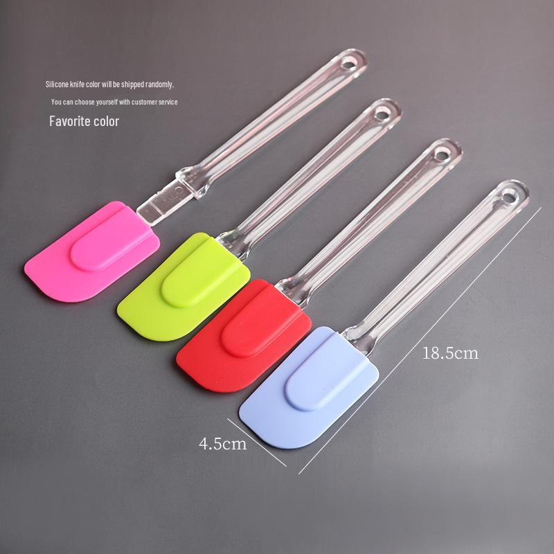 High-Temperature Resistant Silicone Kitchen Scraper for DIY Mixing