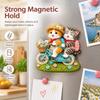 Cute Cat Theme Cat Fridge Magnet Simulation Decorative Fridge Magnet  Refrigerator Decoration