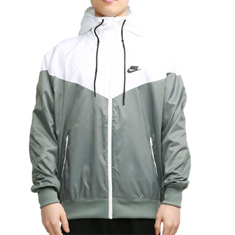 Nike WINDRUNNER Jacke Herren Grau Weiß DA0002-084