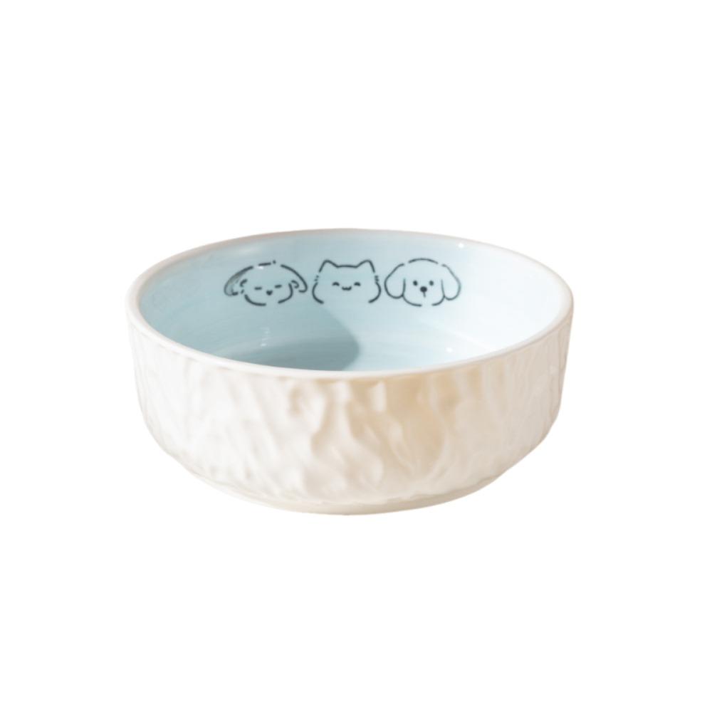 Ceramic Elevated Cat Bowl Anti-Vomiting Raised Pet Feeder Pet Food Water Bowl  Pet Supplies