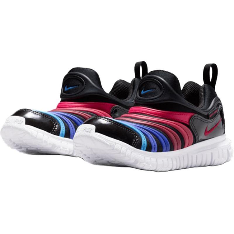 Nike Dynamo Free Abrasion Resistant Low Top Kids Lifestyle Shoes Black Children Aged 3 7 Years Old Sneakers 343738-031