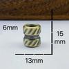 DIY Jewelry Accessories Retro Sculpture Bead Charms Brass Paracord Bead  EDC Outdoor Tool