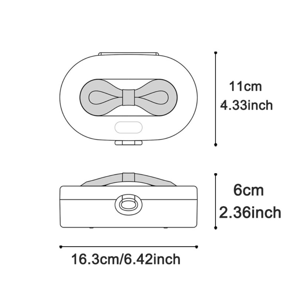 Necklace Bracelet Jewelry Packing Box Rings Organize Jewelry Storage Box Holder Dustproof Earrings Display Case Jewelry Storage