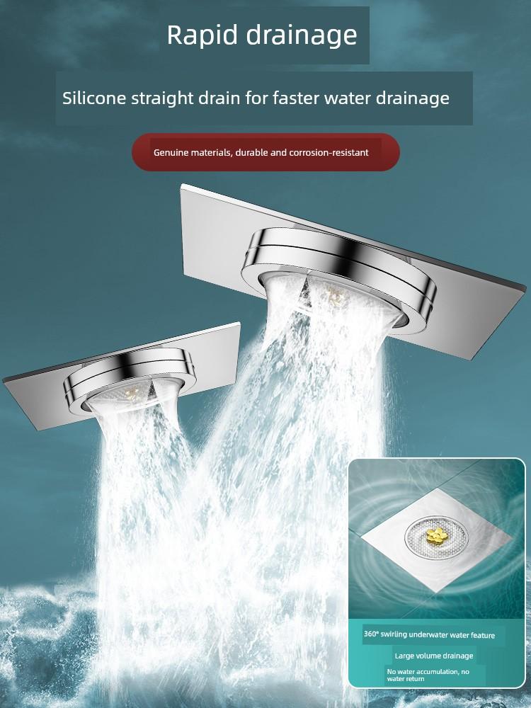 German Anti-Odor Drain Core for Bathroom Renovation, Universal Anti-Clogging Seal Cover for Old Toilets and Drains