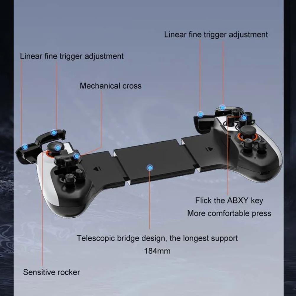 Switch Mobile Game Controller Gamepads Game Controller 360 graus Controle Remoto Joystick Compatível com Android Modo HID, Android