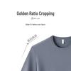 Jinjuan Men's Solid Color Cooling Breathable Round Neck T-Shirt
