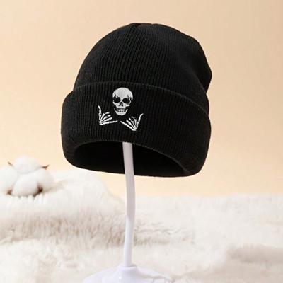 Winter Beanie Muts Mannen Vrouwen Gebreide Schedel Geborduurde Warme Beanie Dikke Rekbare Unisex Beanie Muts voor Dagelijks Gebruik Buitensporten