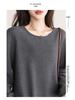 100% Reine Baumwolle Damen Strickpullover - Zart, Hautfreundlich, Lockere Passform, Übergröße, Frühling/Herbst Stil