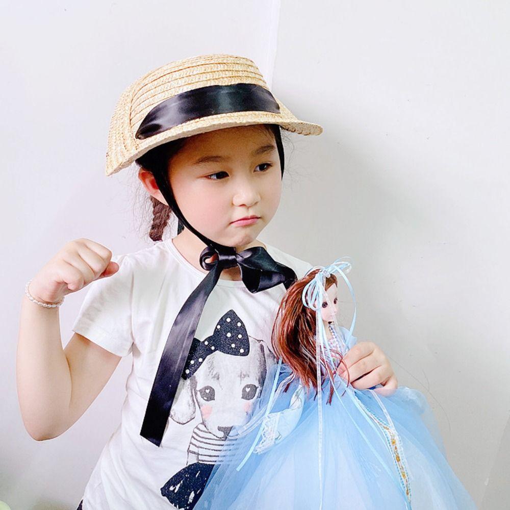 Adjustable Children Sun Hat Chin Straps Beach Sun Hat Kids Accessories Kids Sun Cap  Summer Season