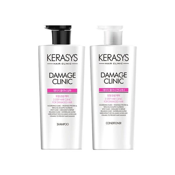 Kerasys Оригинал (Шампунь/кондиционер) Повреждение 750 мл 1 , Сделано в Корее Shampoo 2Packs
