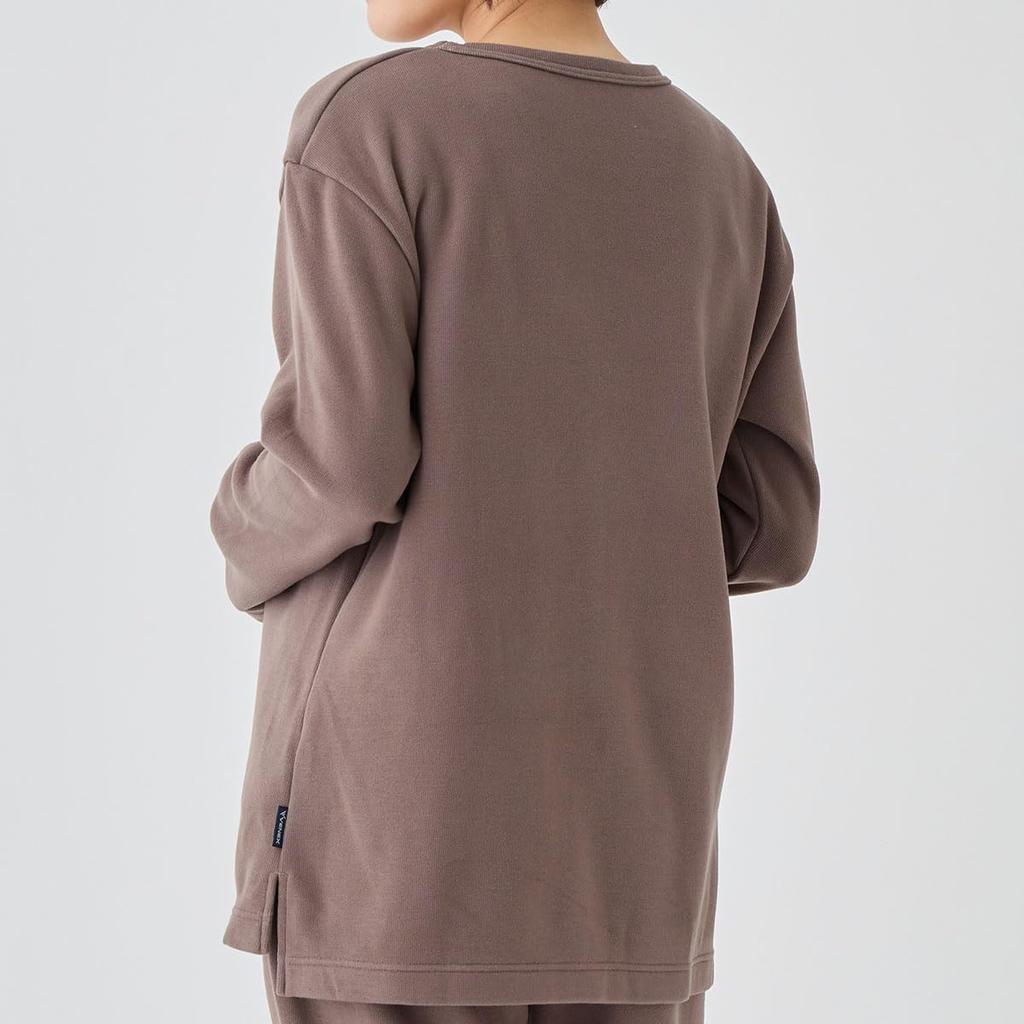 Venex Comfort Heat Crew Neck Recovery Wear Size F Pullover, Women's, Mocha,