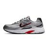 Nike Initiator Fabric Slip Resistant Abrasion Resistant Low Top Running Shoes Men's Black Silver 394055-001(Team162-)