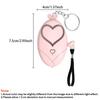 Personal Self Defense Alarm 130DB Heart Shaped Women Elderly Portabl Safety Siren Keychain Emergency Security Protect Alarms
