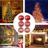 Shatterproof Christmas Ornaments Decorative Set Christmas Tree Decorations Ornament Set For Window Wall Home Cafe Hotel Mall