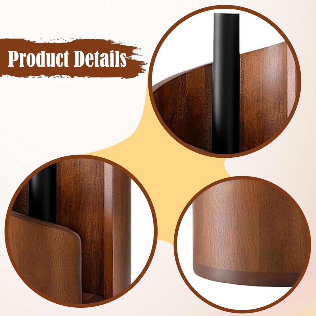 Stojan na papírové utěrky na pracovní desku Držák na toaletní papír Protiskluzový Dekorativní úložný stojan pro domácí kuchyň jídelnu kancelář