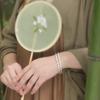 Bamboo Bracelet Women Ins Literary Small Fresh Retro Bracelet Opening Niche Hand Jewelry Gift