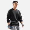 Li Ning Comfortable Casual Crew Neck Pullover Sweatshirt Men Sweatshirt Black AWDU575-1