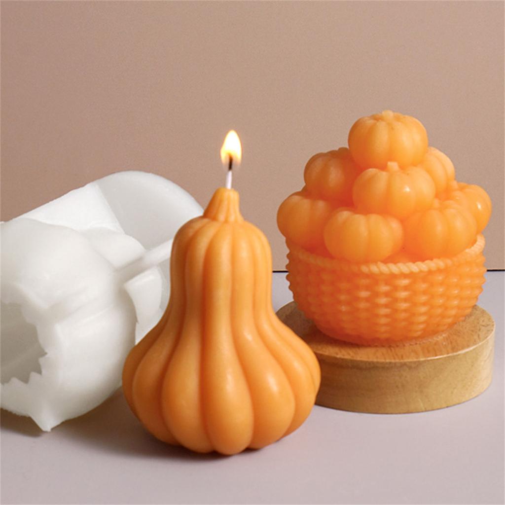 Halloween Pumpkin Silicone Molds Chocolate Molds Fondant Molds for Making Candle Soap Chocolate Epoxy Resin Project