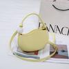 Trendy Niche Design 2026 New Cute Solid Color Handbag Casual Multifunctial Crossbody Bags Simple Phe Bag