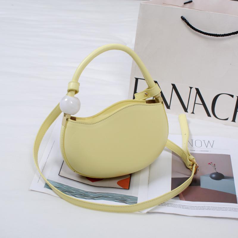 Trendy Niche Design 2026 New Cute Solid Color Handbag Casual Multifunctial Crossbody Bags Simple Phe Bag