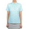 Galleria G forGe Pore Golfwear Damska koszulka z krótkim rękawem i kołnierzykiem S Collar Glp000015 Dbrk
