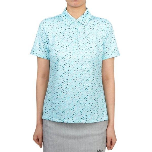Galleria G forGe Pore Golfwear Женская футболка с воротником и коротким рукавом Glp000015 Dbrk M