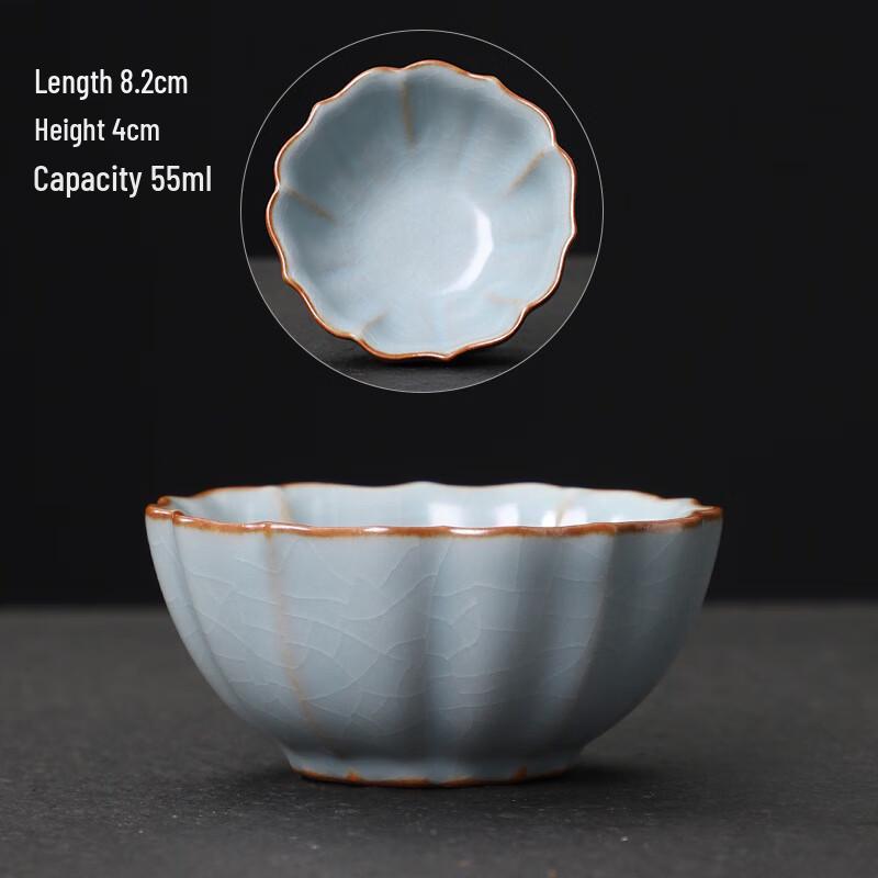 Jun Seventeen DU Ru Kiln Ceramic Teacup