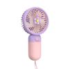 2024 Rechargeable Portable Handheld Desktop Fan with Long Battery Life and USB Charging