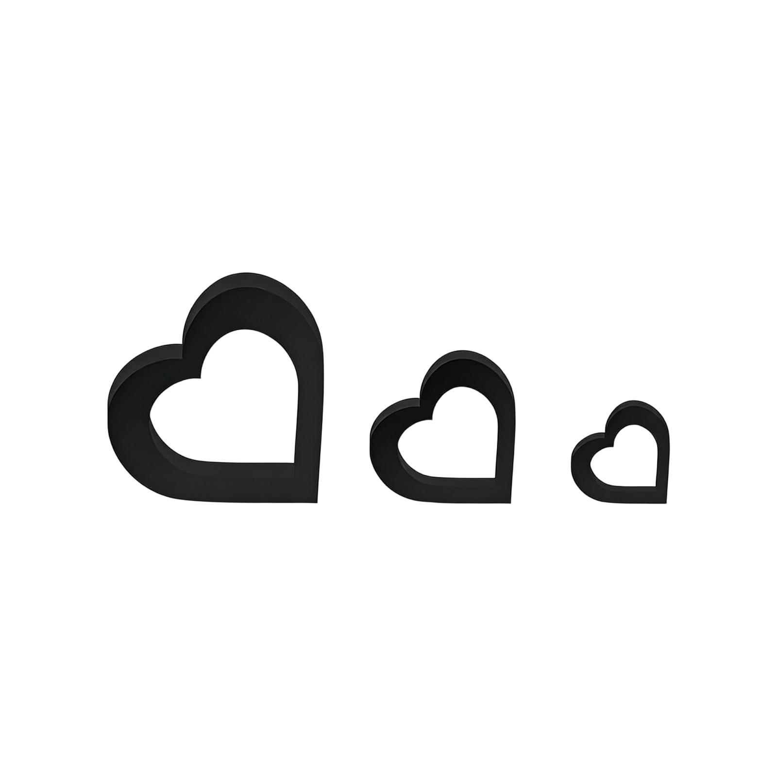 Valentine s Day Creative Heart-shaped Combination Ornament LOVE Desktop Decoration One Size
