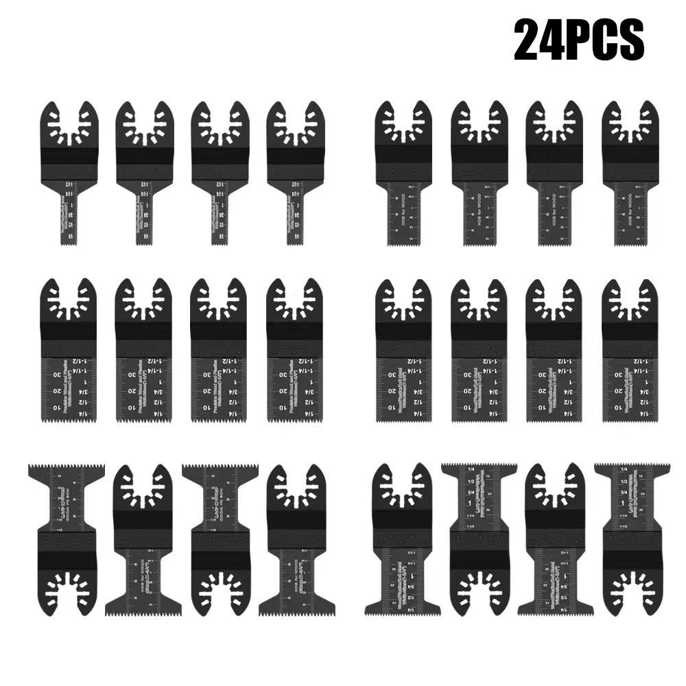 Multitool Electric Saw Blade Set for Woodworking and Metal Cutting