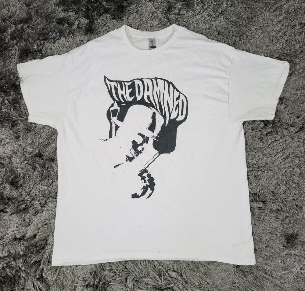The Damned Punk Rock Band Music Concert Skull Shirt Unisex Concert S-5XL SN755 Unisex T-Shirt XXXL