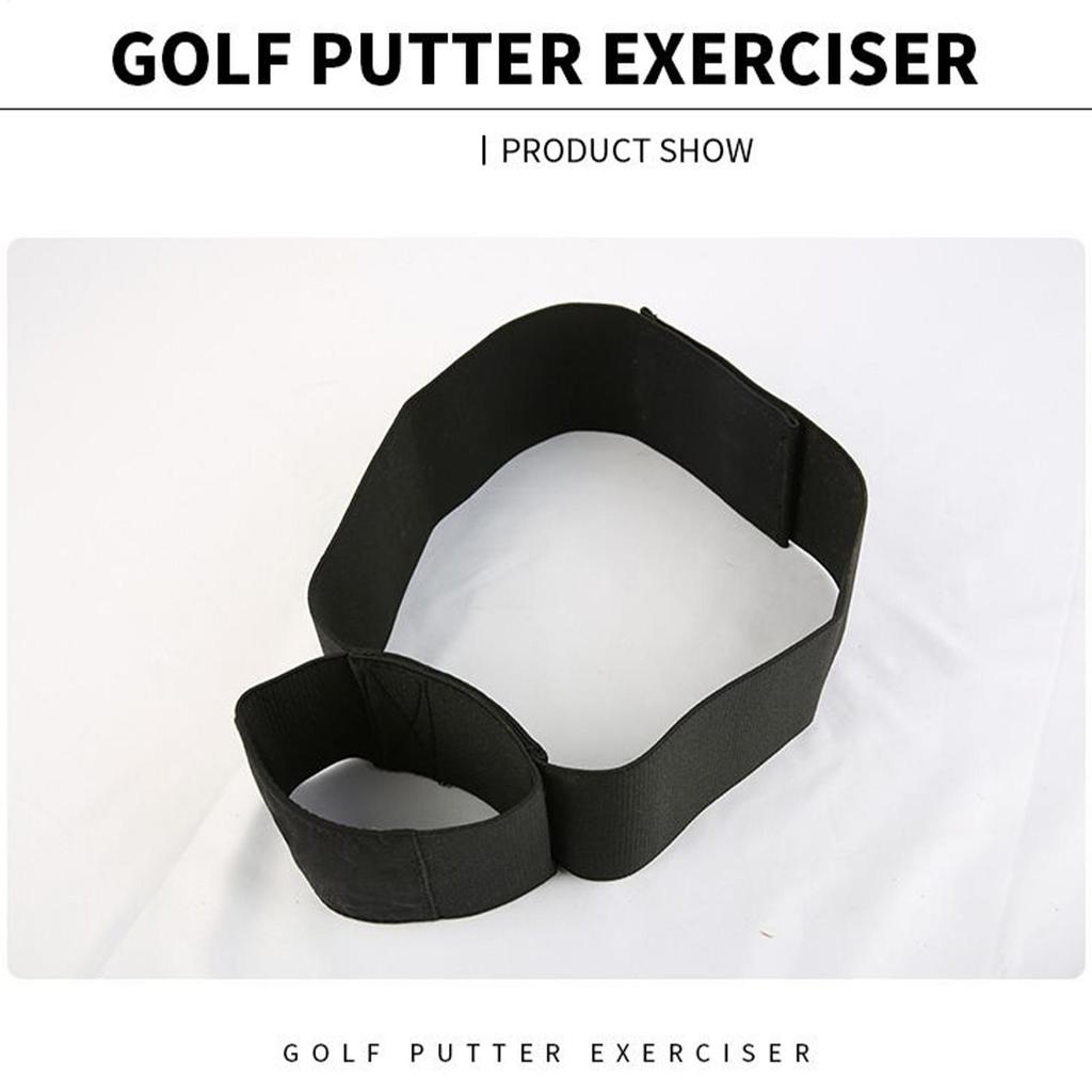 Golf Swing Aid Adjustable Nylon Elastic Swing Golf Arm Strap For Both Male And Female Beginners Gesture Alignment Training