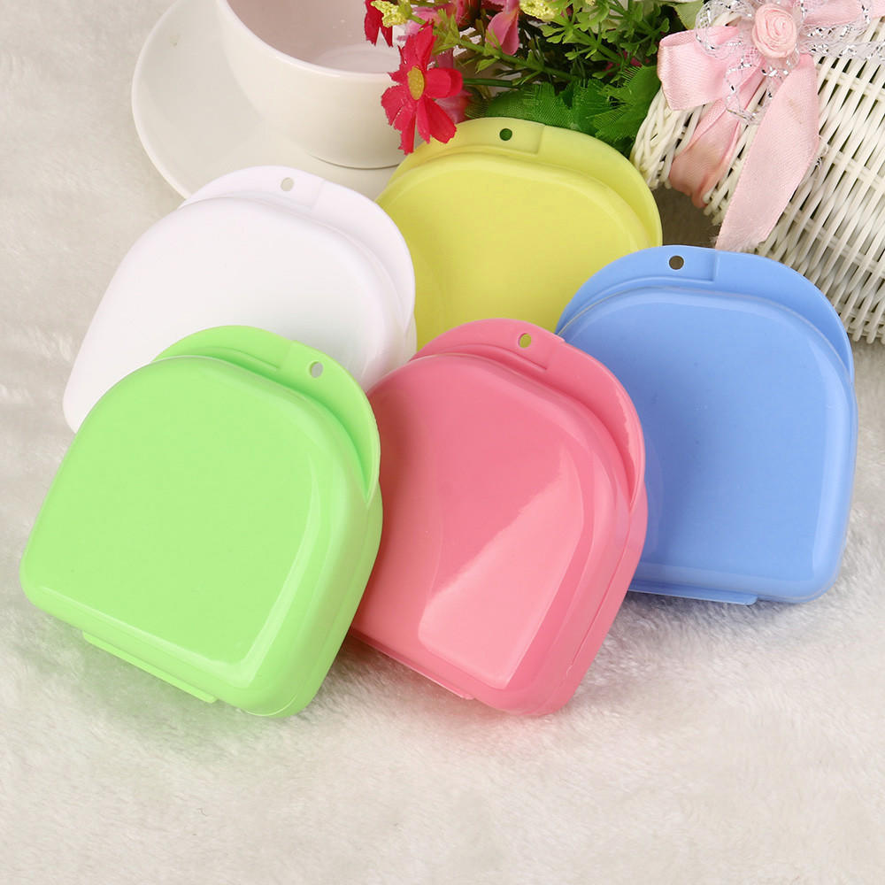 Boîte de rangement pour fausses dents, appareil de bain pour prothèses dentaires, panier de rinçage