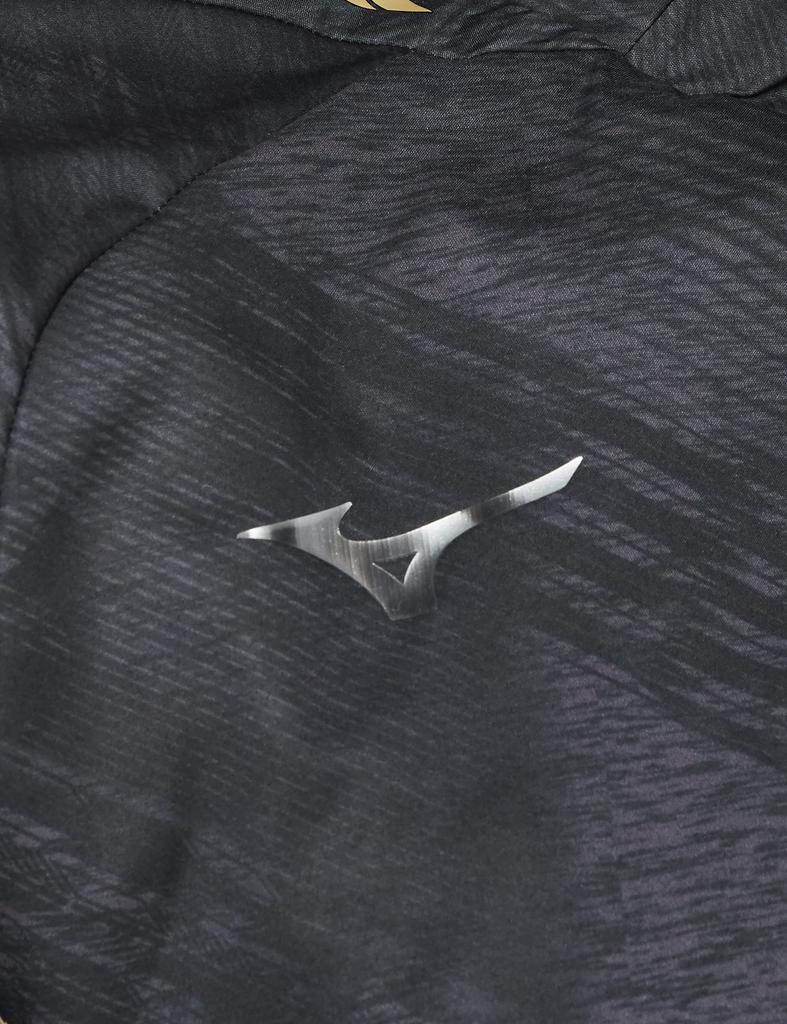 Mizuno Training Wear Stretch Windbreaker Synergy Sports Size Size S Jacket, Design, Player-Linked Pattern, Water-Repellent, Outerwear, Black,