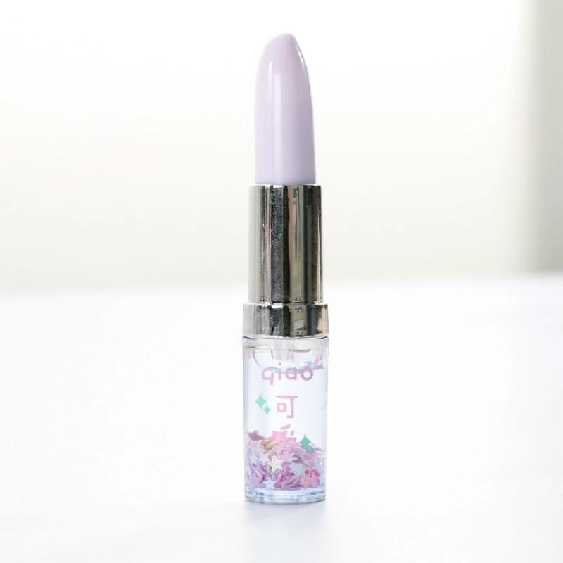 4pcs/lot Creative Lipstick Neutral Pens Portable Quicksand Gel Pen Students Stationery Office Supply Back To School Gift