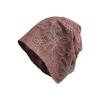 Breathable Crochet Brimless Hat for Spring and Autumn Comfortable Polyester Fabric Skull Hat for Women Daily Outfit