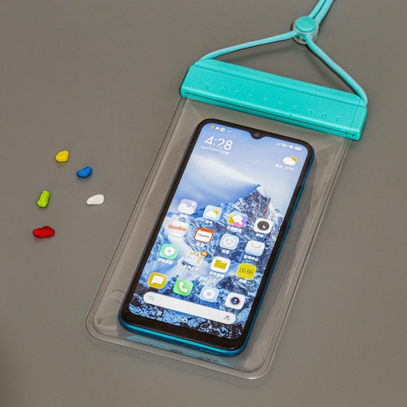 

Universal Transparent Waterproof Touchscreen Phone Pouch Outdoor Diving And Swimming Crossbody Phone Case