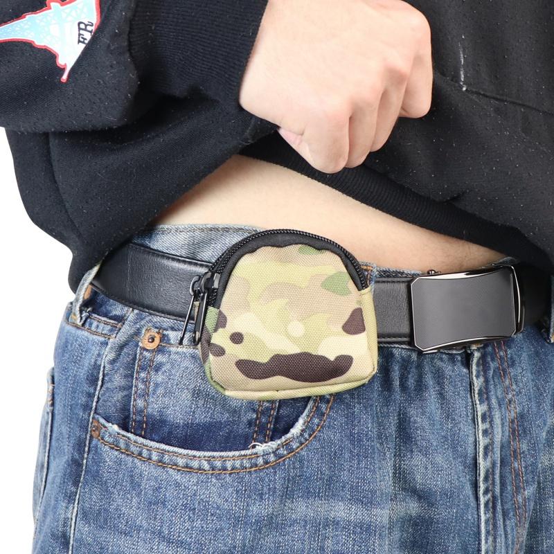 1Pc Tactical Pouch Waist Bag EDC Mini Wallet Money Key Purse Hunting Camping Hiking Outdoor Storage Pouch