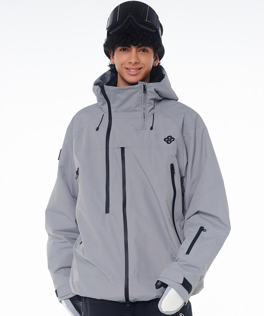 Doll Outerwear 2425 Ricca Snowboard Anorak Jacket Grey Unisex