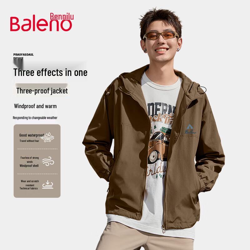 

Baleno Men s Waterproof Outdoor Utility Jacket L