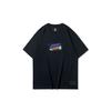Li Ning Summer Printed Loose Round Neck Sports Short Sleeve T-Shirt Men Tops Black AHSQ561-3