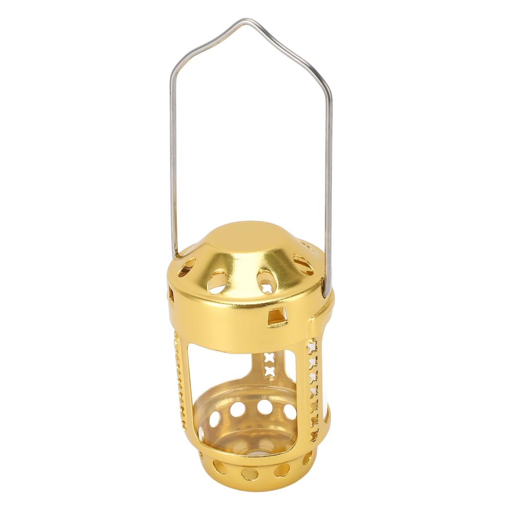 Tealight Candle Lantern Vintage Portable Metal Lantern Tealight Candle Holder for Camping Outdoor