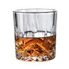 6 stk/4 stk/2 stk/1 stk Whiskyglass Krystallglass 230 ml Vinglass Gjennomsiktig Drikkeglass for Bar/Hjem Spiritusglass Preget Vannglass