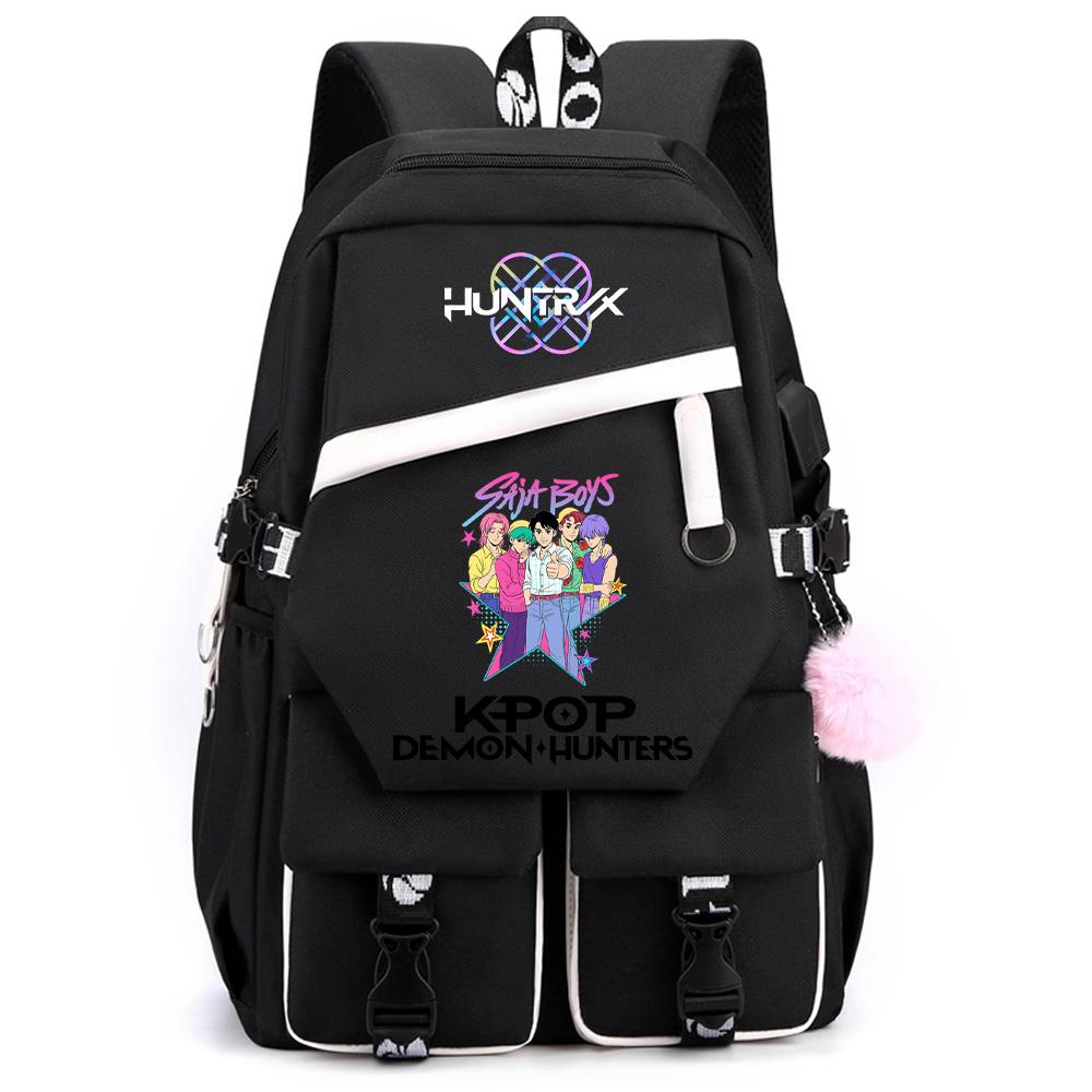 Anime Printed Large Capacity Backpack for Teenger Student Girl Boy Schoolbag Bookbag Women Waterproof Travel Bag Gift
