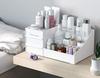 Pink Cosmetic Storage Rack Large Capacity Makeup Box Cosmetic Box Strong Durability Easy Organization Drawer Small Item Storage Desktop Desk Organizer