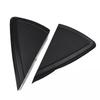 A28G-For Polo 6R 6C 2011-2018 1 Pair Car Mirror Triangle Molding Trim Cover Part Numbers 6R0853273A 6R0853274A