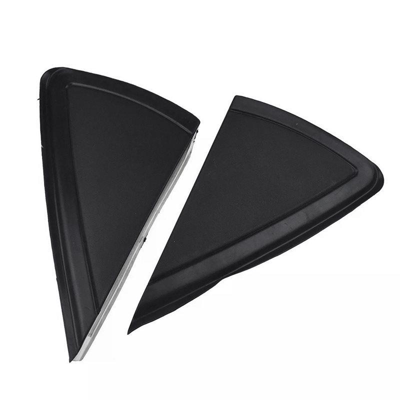 A28G-For Polo 6R 6C 2011-2018 1 Pair Car Mirror Triangle Molding Trim Cover Part Numbers 6R0853273A 6R0853274A