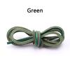 New High Quality Flat Shoelaces Solid Leather Shoe Laces Classic Multicolor Leisure Shoe Lace Outdoor Unisex Boots Shoelace