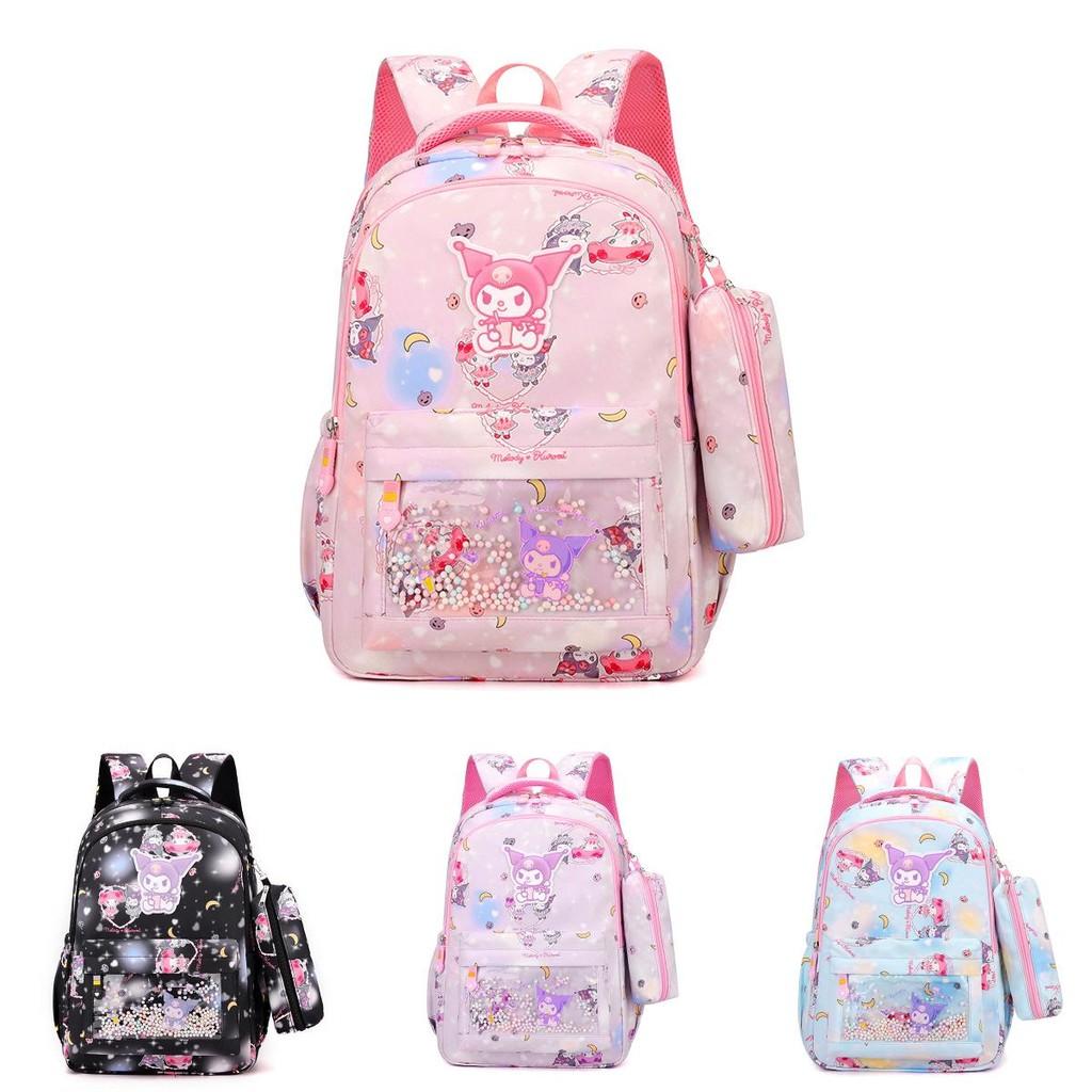 Adorable Children's Backpack For Elementary Students Stylish Large Capacity Nylon Shoulder Bag