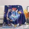 Cardcaptor Sakura Print Flannel Blanket, Ultra Soft High Quality All Seasons Warm Throw, Home Decor Cozy Blanket, Perfect Christmas Gift